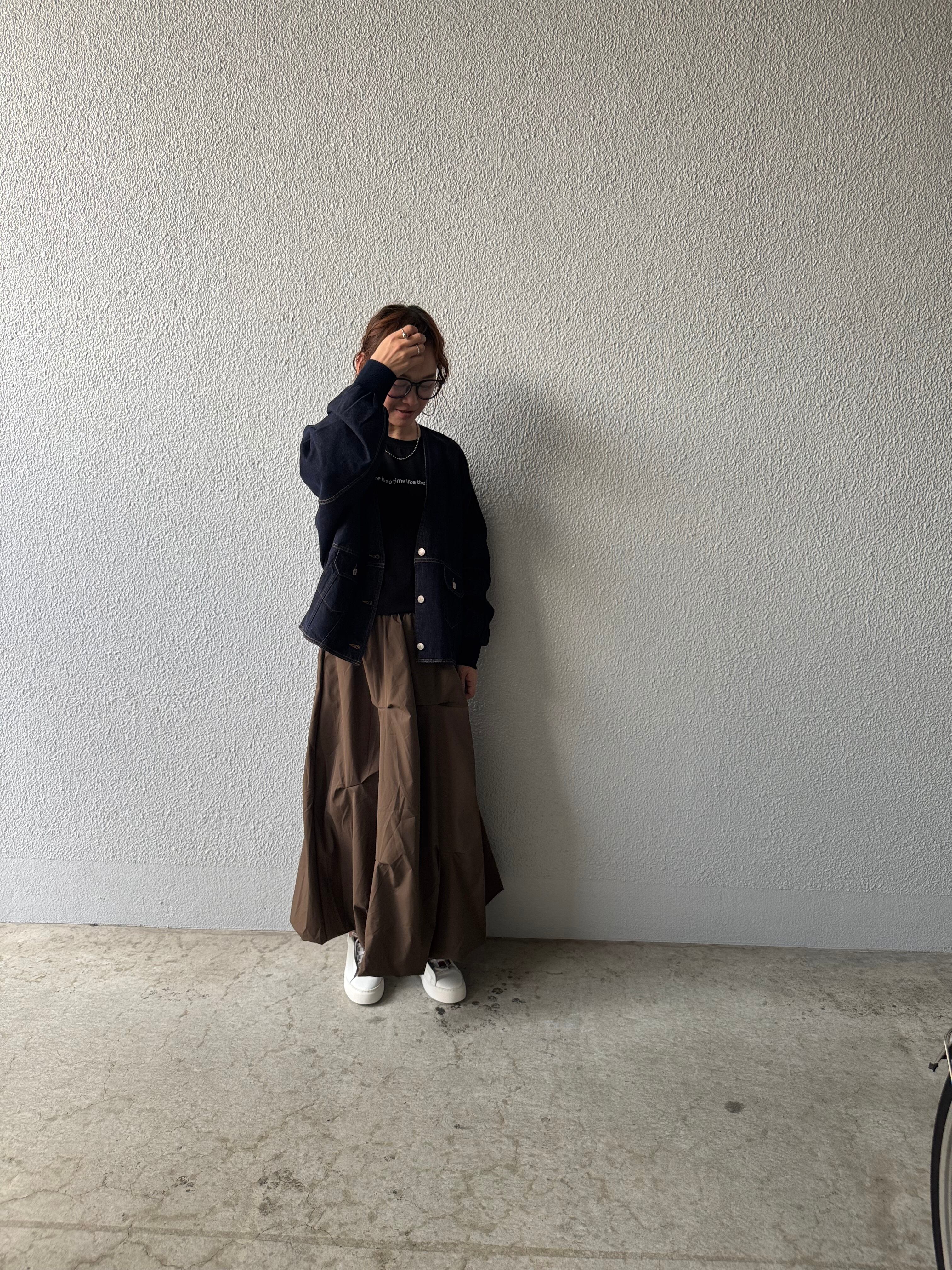 PASSIONE】袖リブノーカラーデニムジャケット 536406 | MIEL select shop