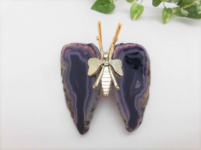 【瑪瑙】　ゴージャス蝶々　no.1