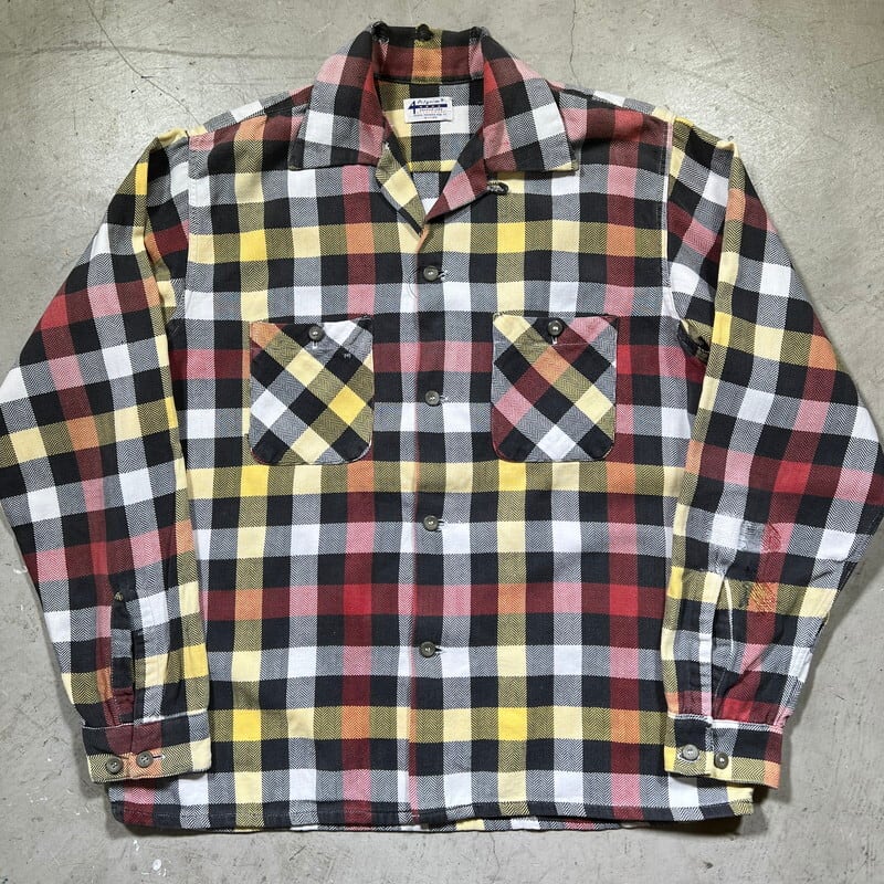 50s 60s PILGRIM check S/S shirts