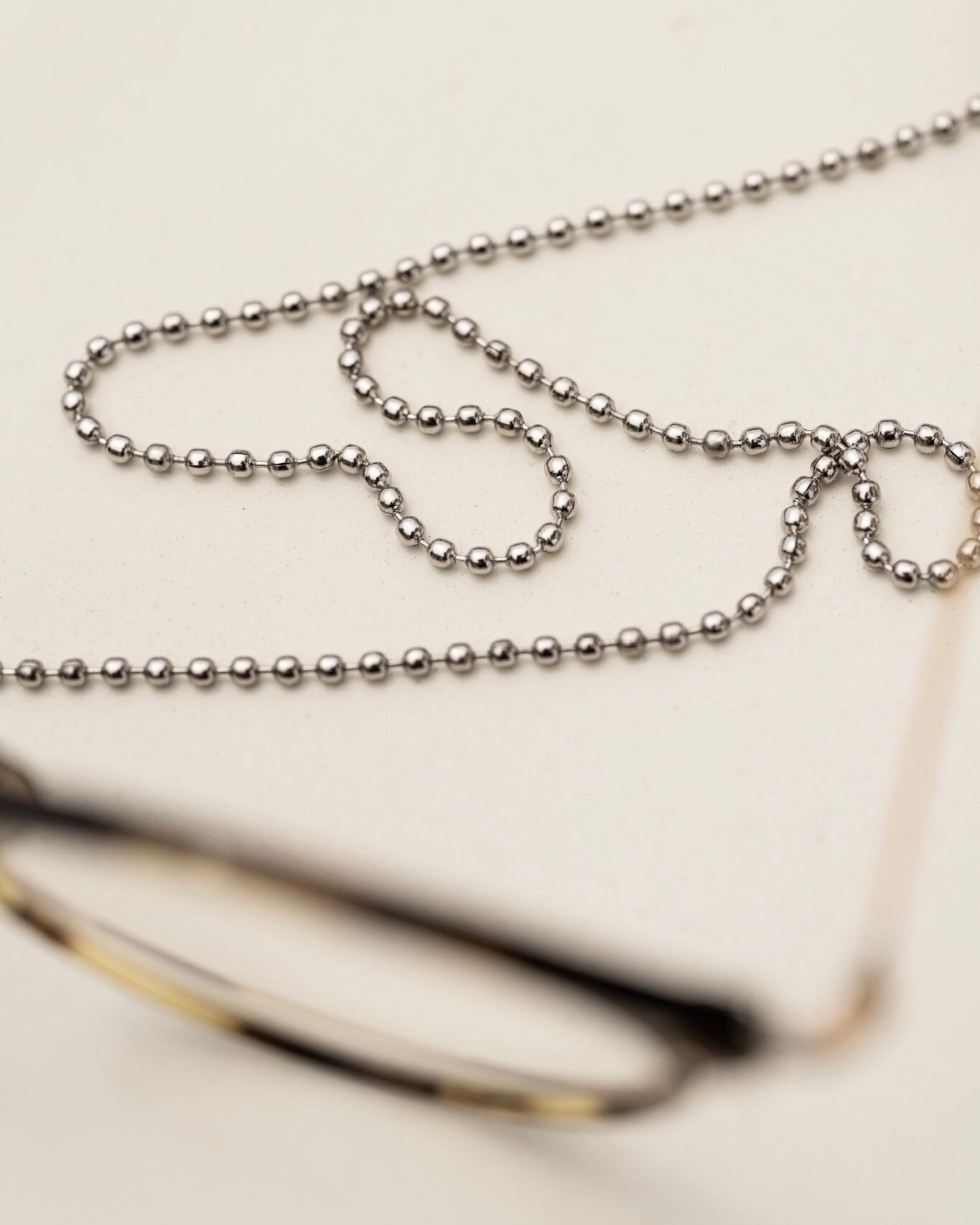 ball chain glass cord［RN23-015］ | rifiny