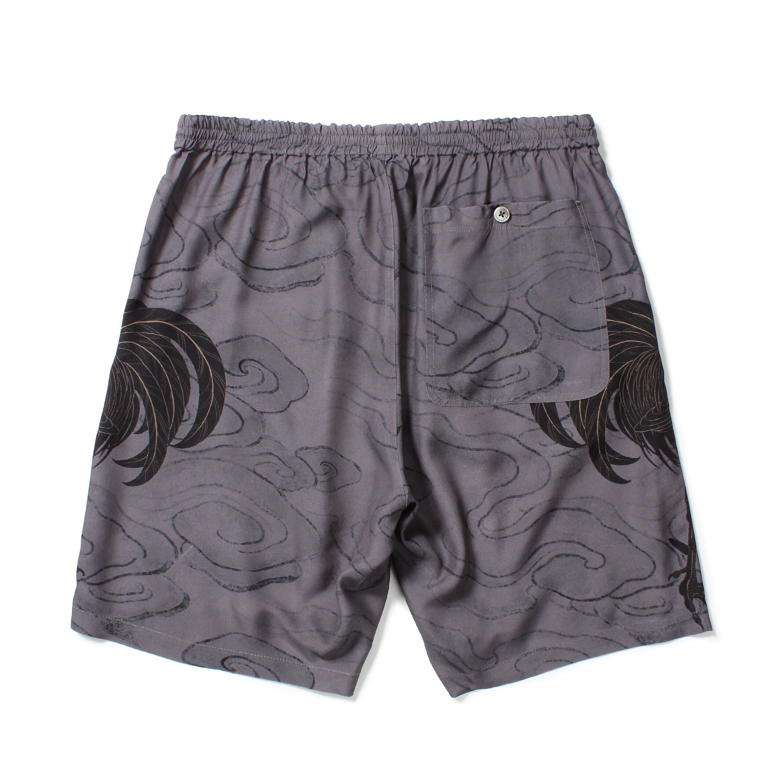 GAKKIN × BUDSPOOL 渦軍鶏 HAWAIIAN SHORTS | APHRODITEGANG HOLDINGS