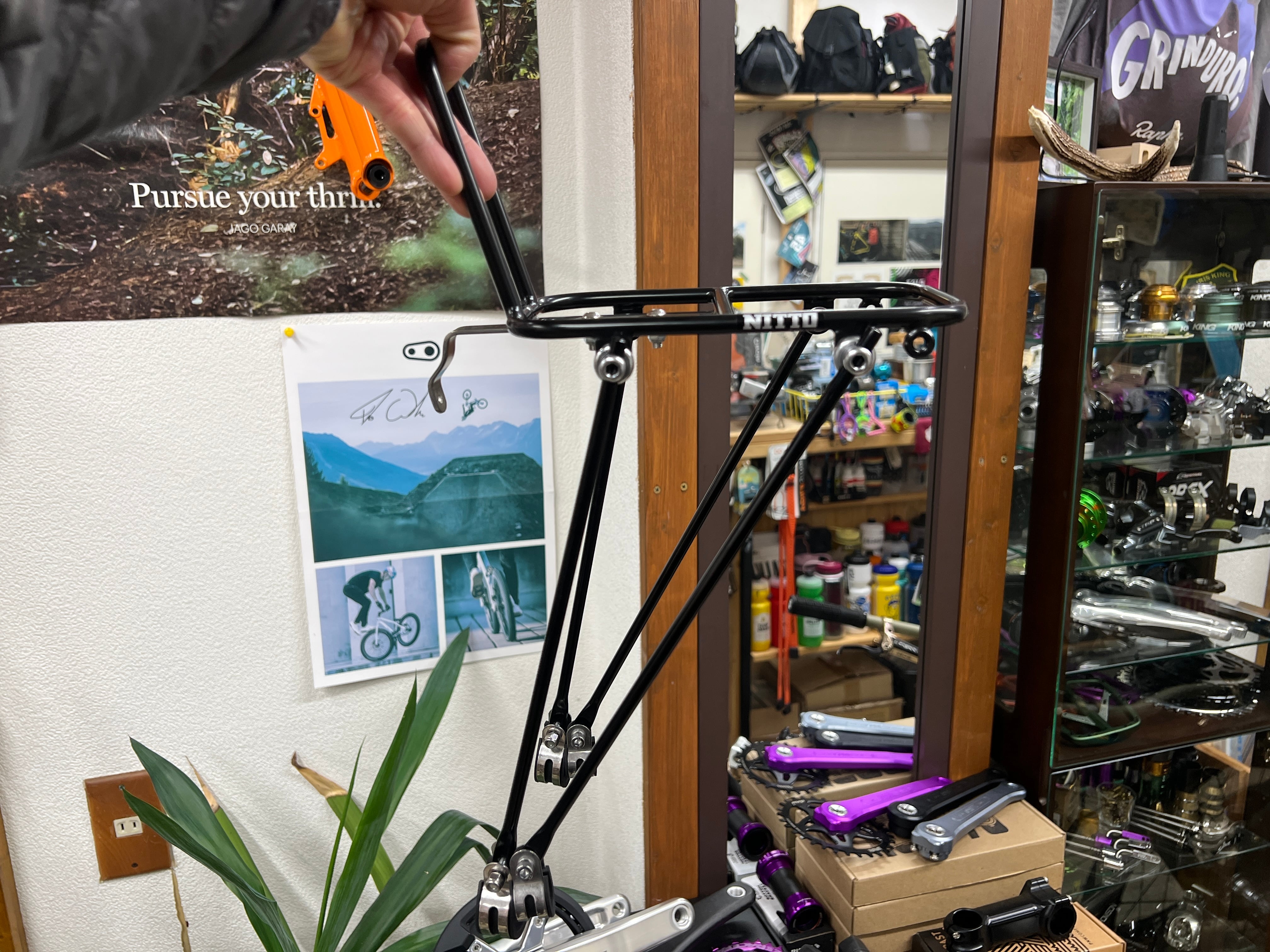 再入荷】NITTO 日東 / M-1B front rack (black) フロントラック