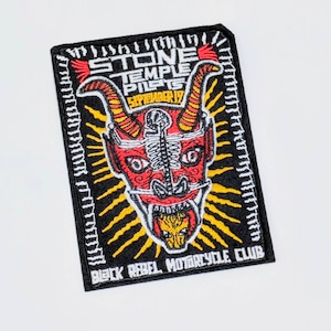 送料無料！ ★刺繍アイロンワッペン★【 Stone Temple Pilots ( ストーン・テンプル・パイロッツ ) 】 STP 〚アメリカン雑貨 アメトイ〛