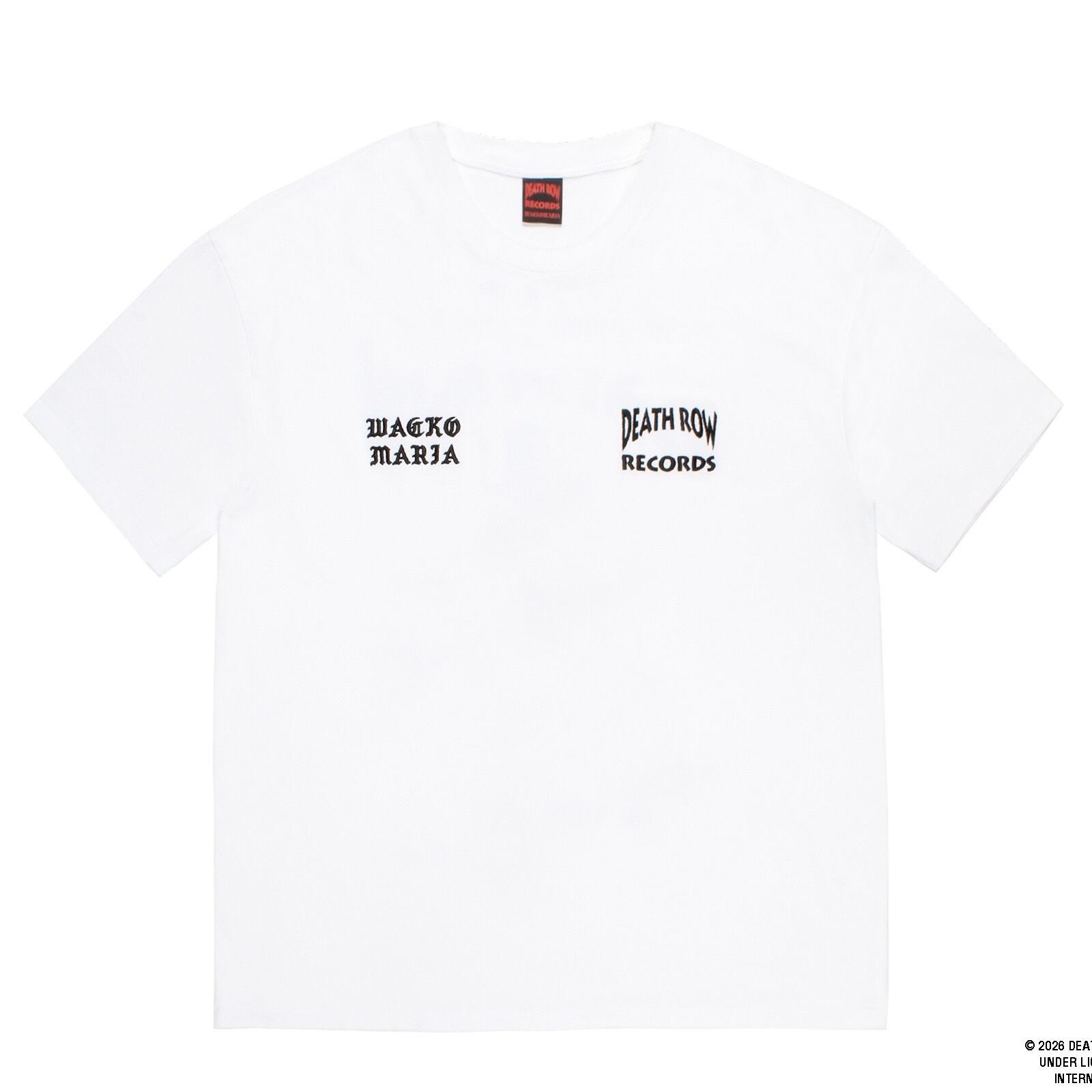 トップス wackomaria / DEATH ROW RECORDS Tee WACKOMARIA DEATH ROW RECORDS WASHED HEAVY WEIGHT CREW NECK T-SHIRT