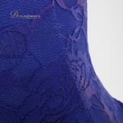 社交ダンス 衣装 セキネ SEKINE スタンダードドレス ドレス ワンピース 青 白 フリル レース フロート 競技 ダンス パーティ 発表会 ブルー系 ホワイト系 フレア スカート おしゃれ 上品 可愛い 競技用 舞台用 コスチューム レディース フェミニン 鮮やか 軽量