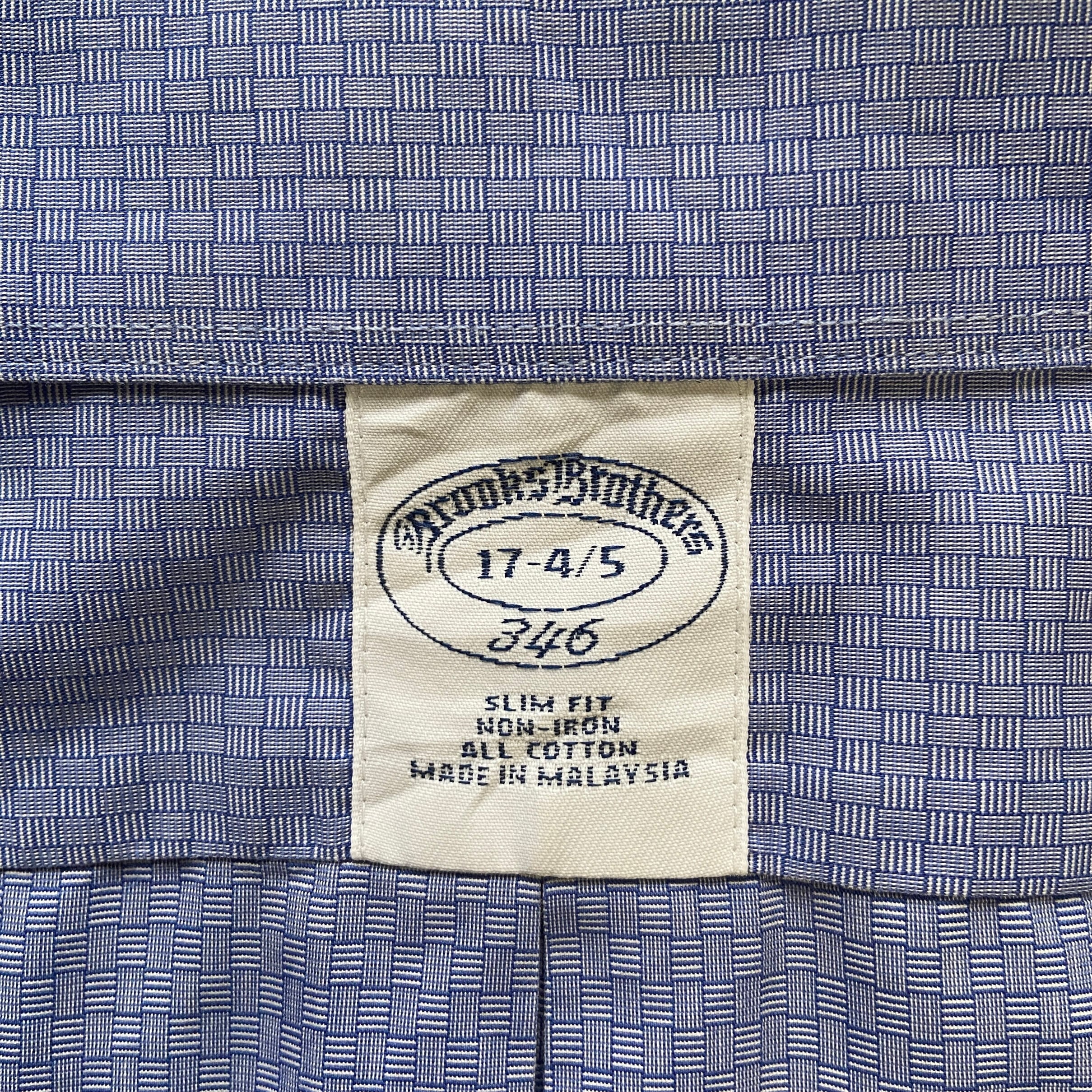 63cm肩幅ブルックスブラザーズ Brooks Brothers 346 長袖 ストライプシャツ メンズXL /eaa343805