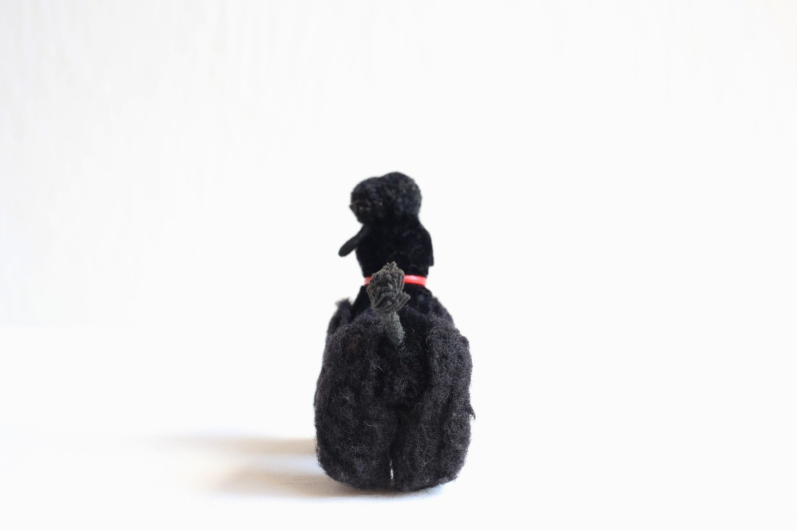 ドイツ ヴィンテージ Steiff シュタイフ プードル ブラック『Snobby 10