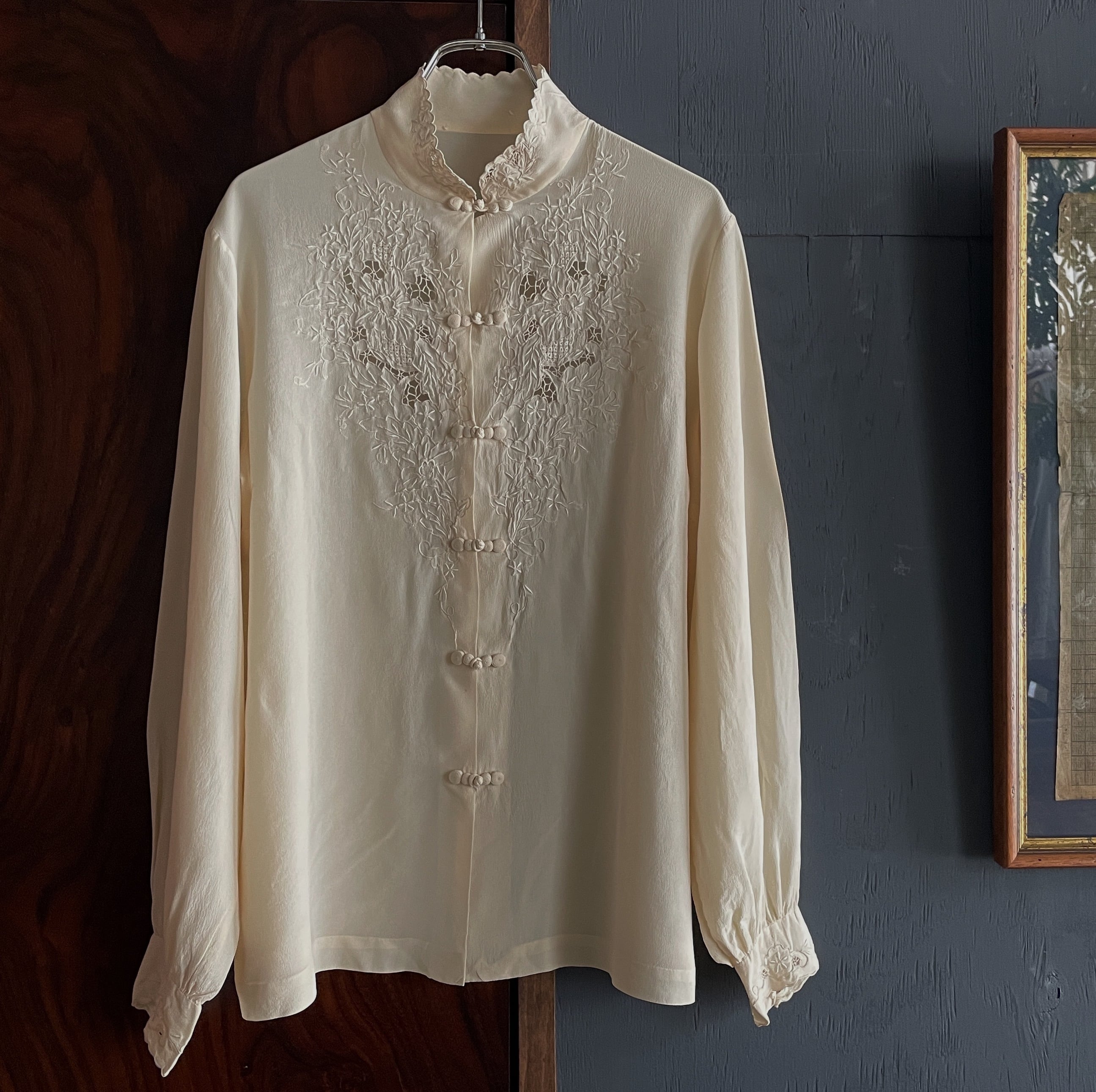 半額SALE♡ヴィクトリア朝 シルク ボディス♡ フランスアンティーク