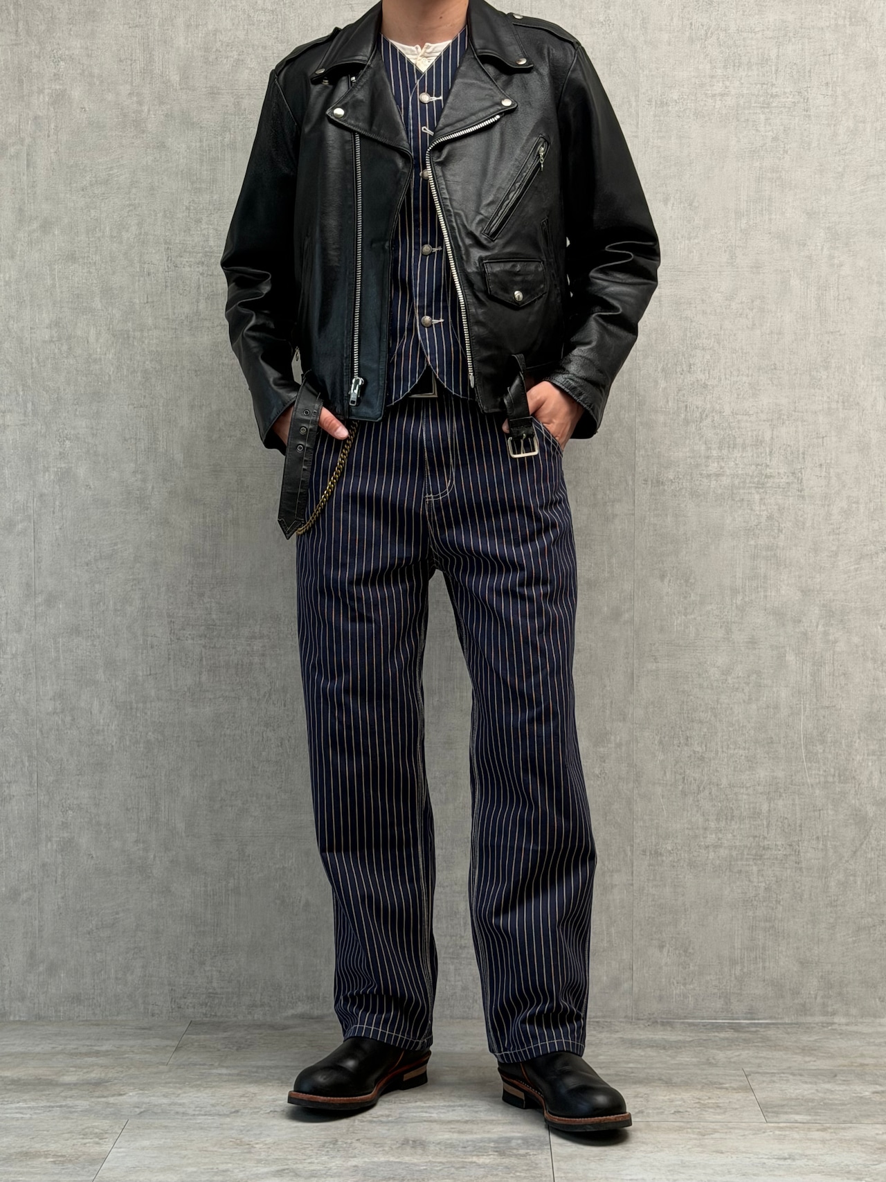 Classic Wabash Stripe Straight Pants