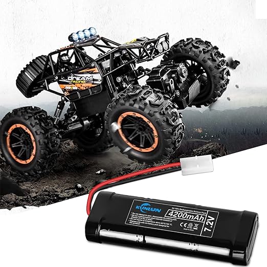 ラジコン バッテリー7.2v NiMH ニッケル水素バッテリー 4200mAh KUNLUN