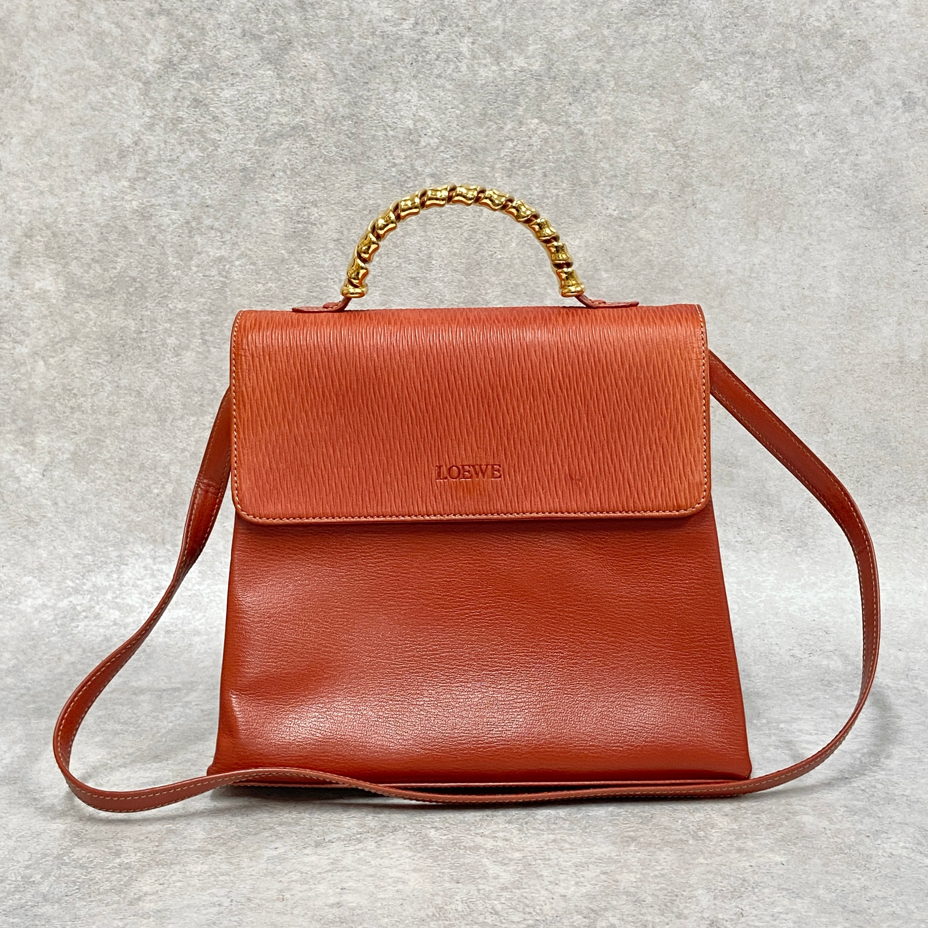 LOEWE ロエベ ベラスケス 2WAYバッグ レザー レッド 6448-202204 | rean