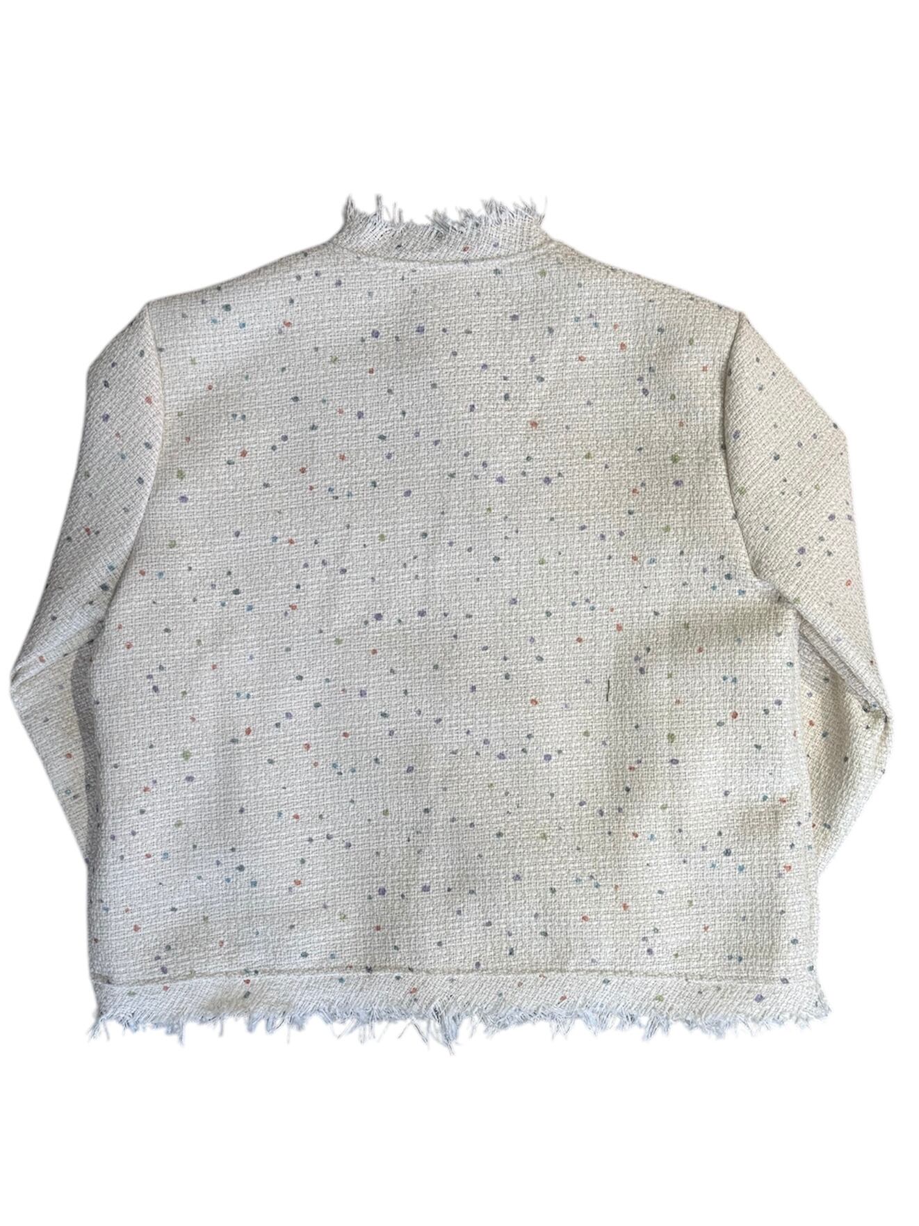 ALUDE SELECT】rainbow color design tweed jacket | 【ALUDE】韓国
