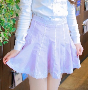 パープルガーリースカート
