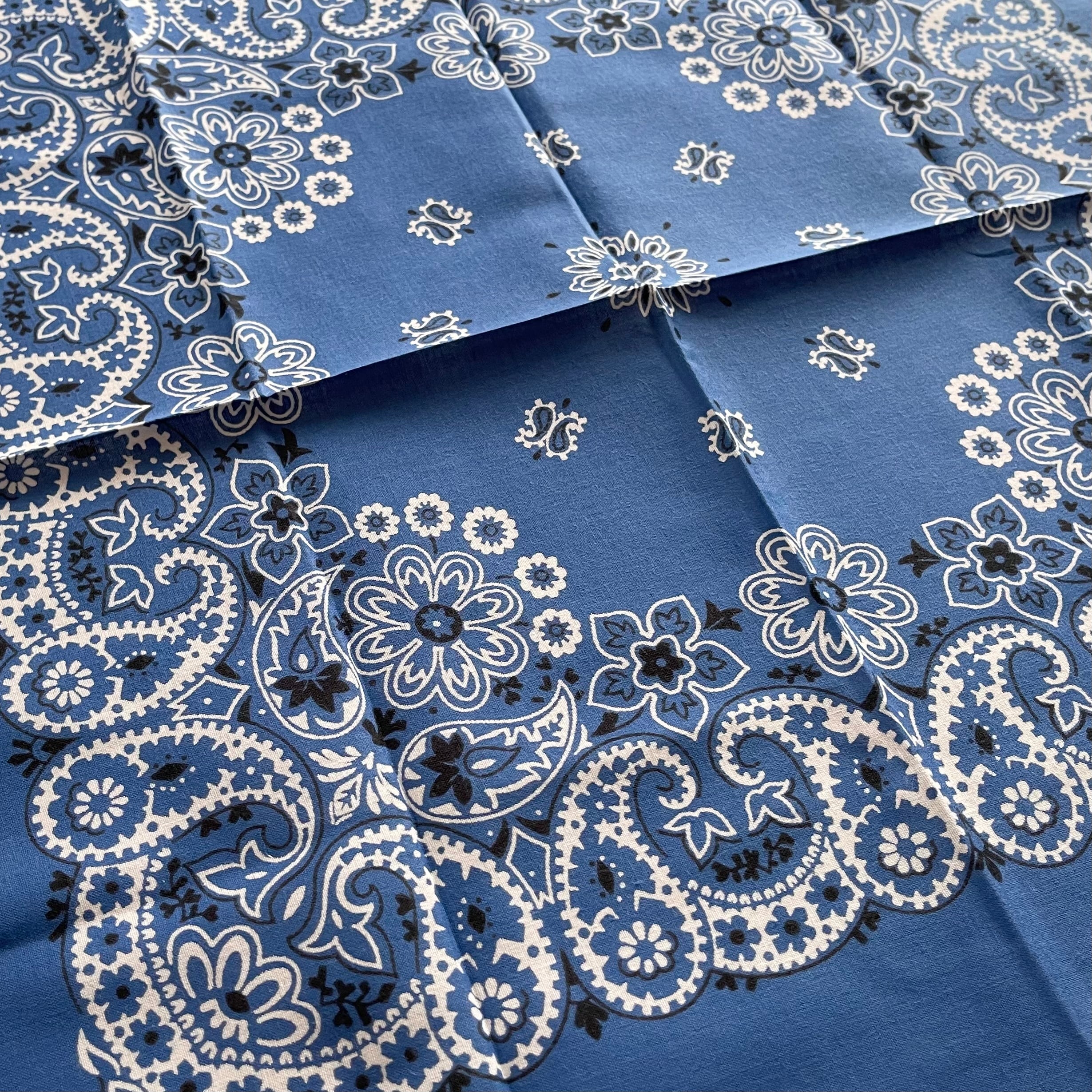 Deadstock】RN15187 PAISLEY ヴィンテージバンダナ ① | swallows