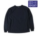 WALLA WALLA SPORT ワラワラスポーツ PRINTABLE L/S TUBE TEE 26FW｜アメリカンコットン 長袖Tシャツ｜チューブボディ シングルステッチ｜日本製 BLACK