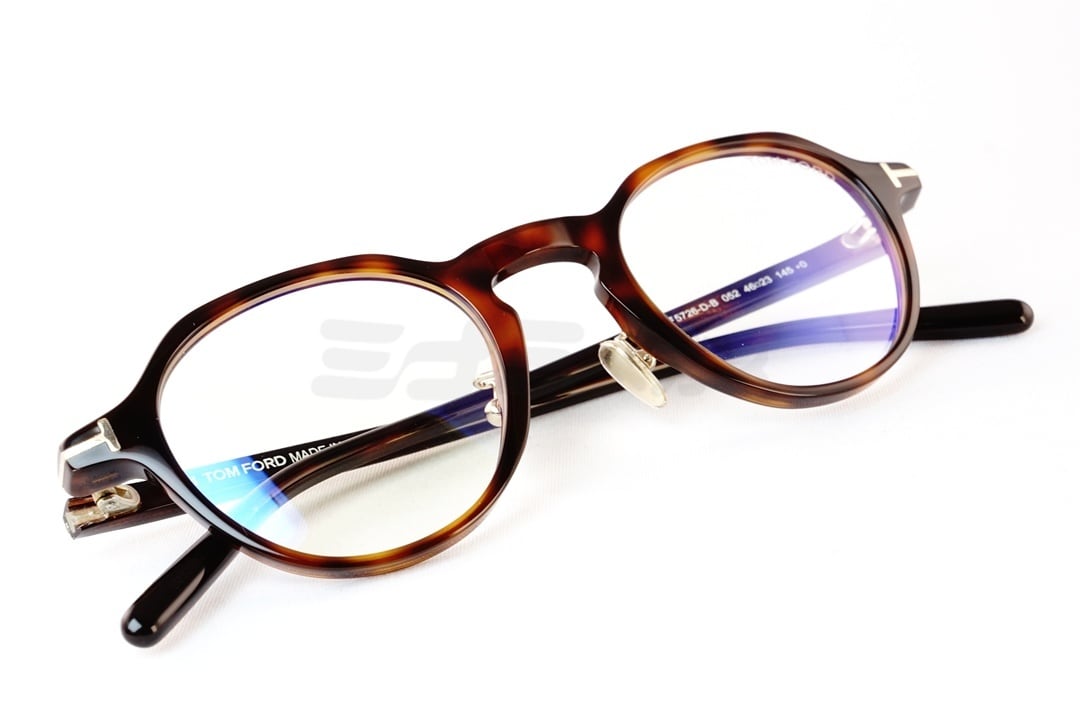 TOM FORD ブルーライトカット TF5726-D-B 052 クラウンパントボストン