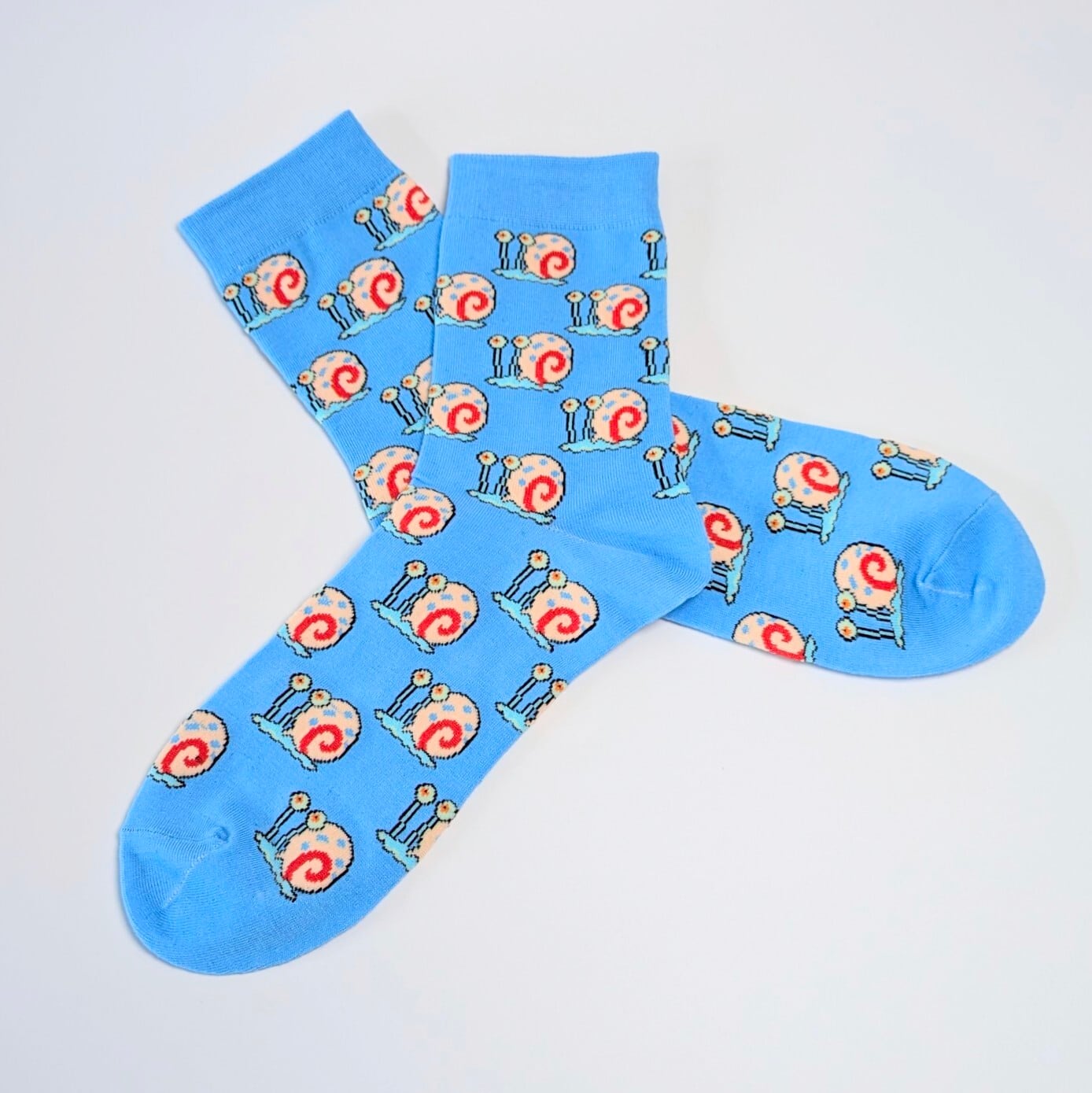 【 crew socks / クルーソックス 】SpongeBob SquarePants ( スポンジボブ ) / ゲイリー 靴下 / ソックス〚アメリカン雑貨 アメトイ〛