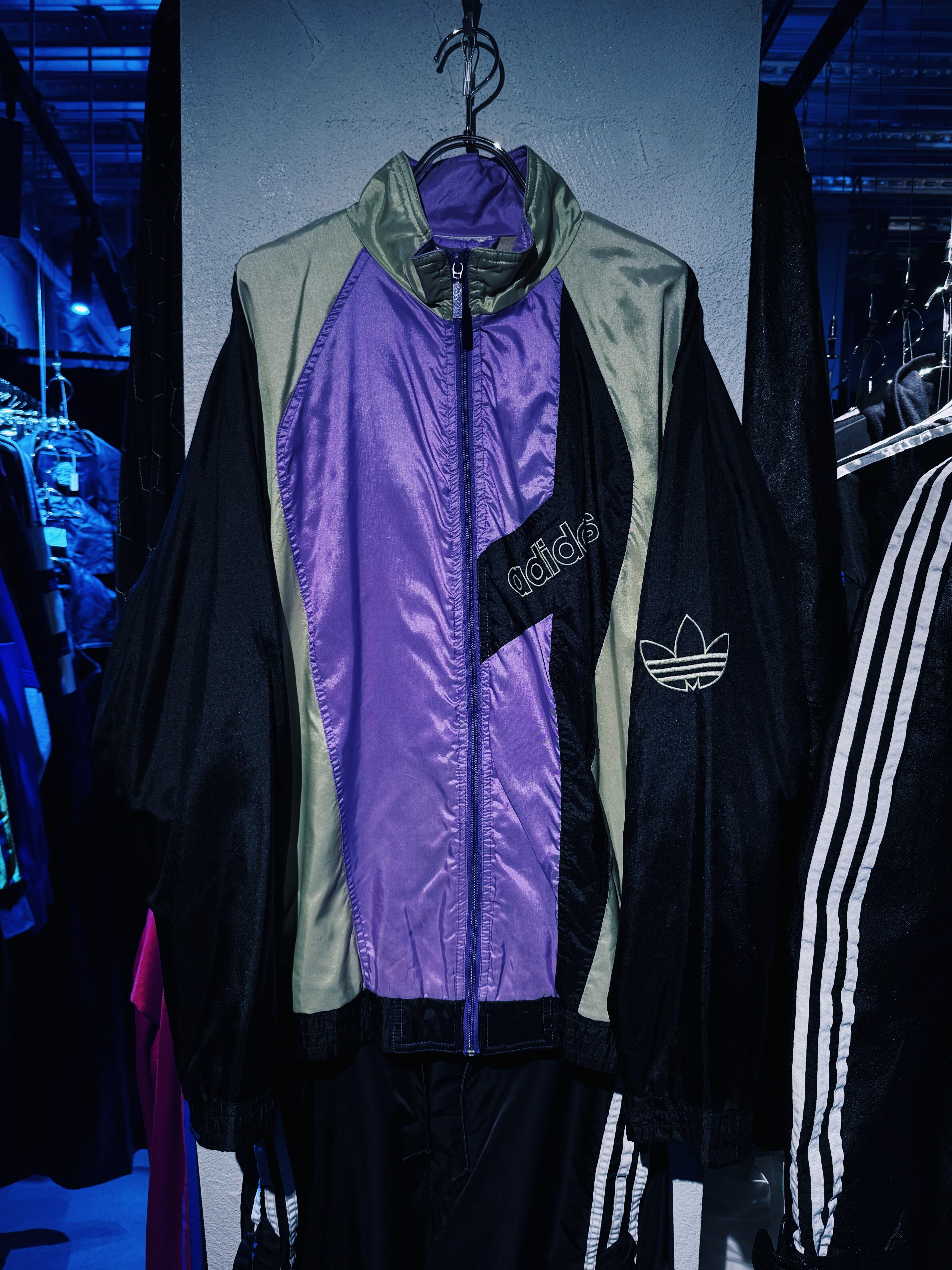 【D4C】80's vintage "adidas Originals" switching design track jacket
