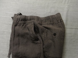 linen easy jodhpurs / charcoal