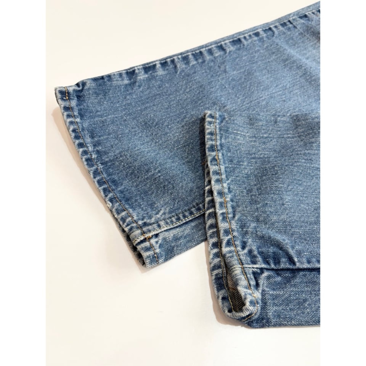 70s Lee 200 "Side Black" DENIM PANTS MADE IN USA  Size W35L30