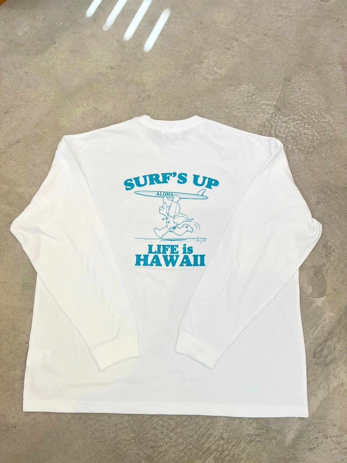 限定！LIFE is × MAPUAコラボsurf's upロンT ¥5,990+tax(¥6,589)