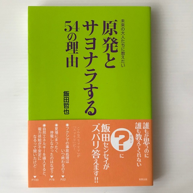 原発とサヨナラする54の理由 : 未来の大人たちに教えたい  飯田哲也 著  牧野出版