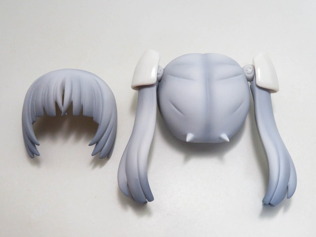 再入荷（A－ランク）【406a】 ミス・モノクローム  髪パーツ ツインテール　ねんどろいど