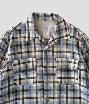 Vintage 60s Wool Check Shirt