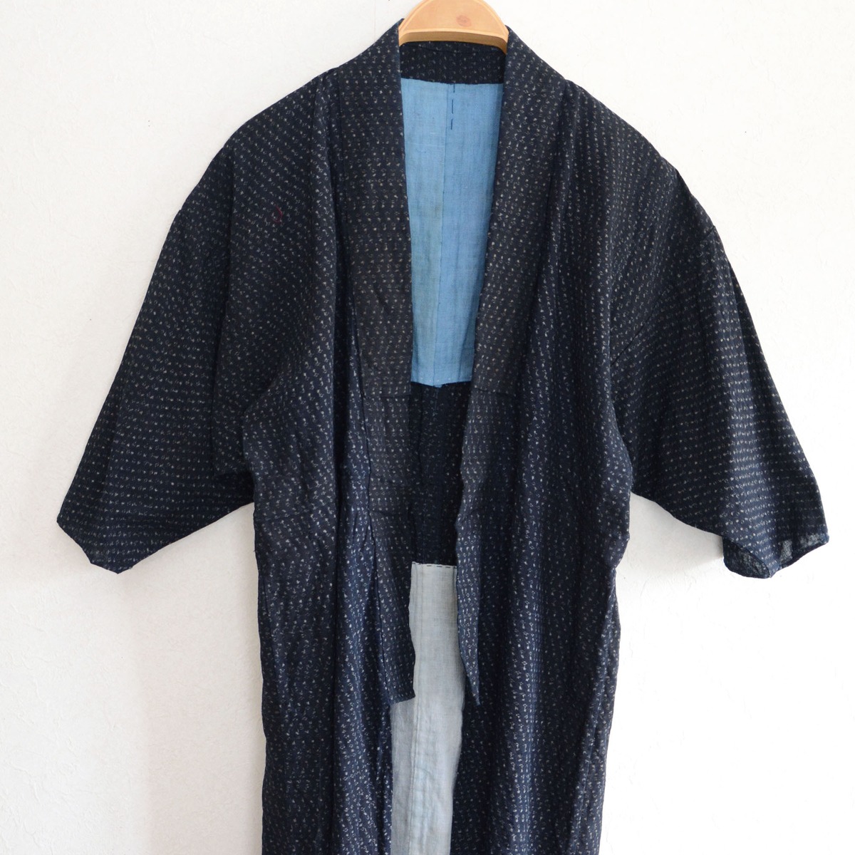 和》古布 当てる 藍染 JAPAN VINTAGE ボロ リメイクビンテージ 着物 紺