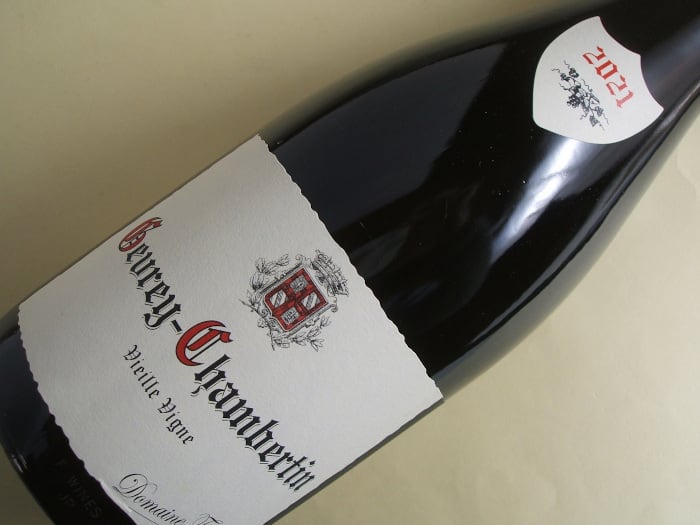 ジュヴレ・シャンベルタン ヴィエーユ・ヴィーニュ 2021年 フーリエ