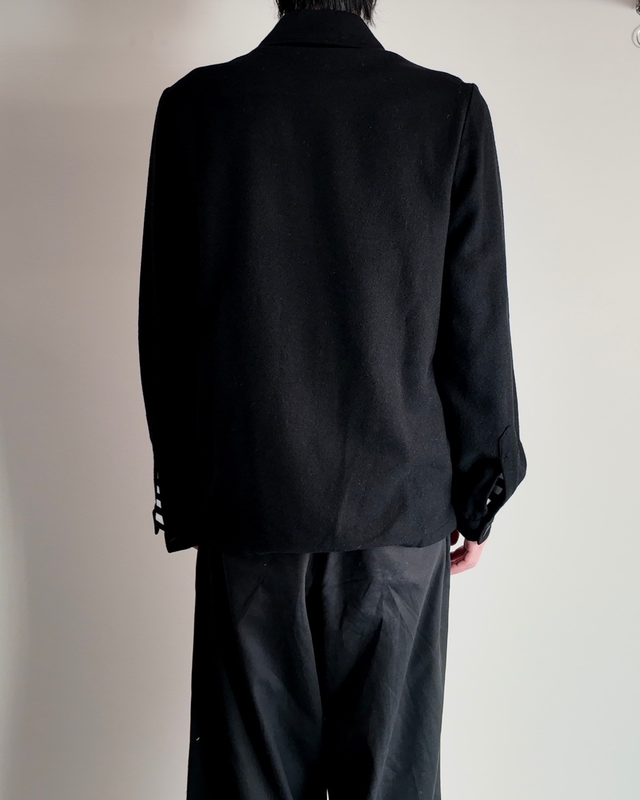 【A.P.C】fleece pull over polo top