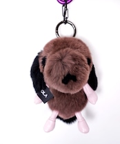 【直営限定ITEM】COOLAファーDOGGYバッグチャーム (BROWN) CQ-47526H