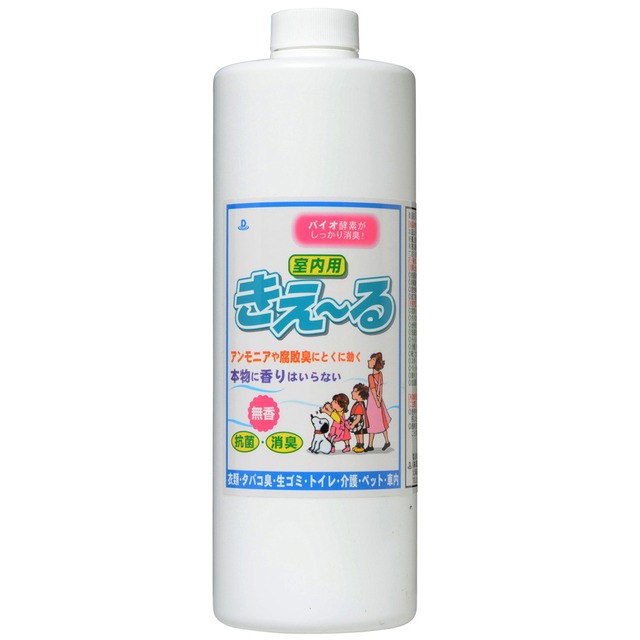 バイオ消臭スプレー きえーる【室内用】詰替用1L×1本