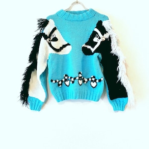 ◼︎80s vintage pony♡pony sweater◼︎