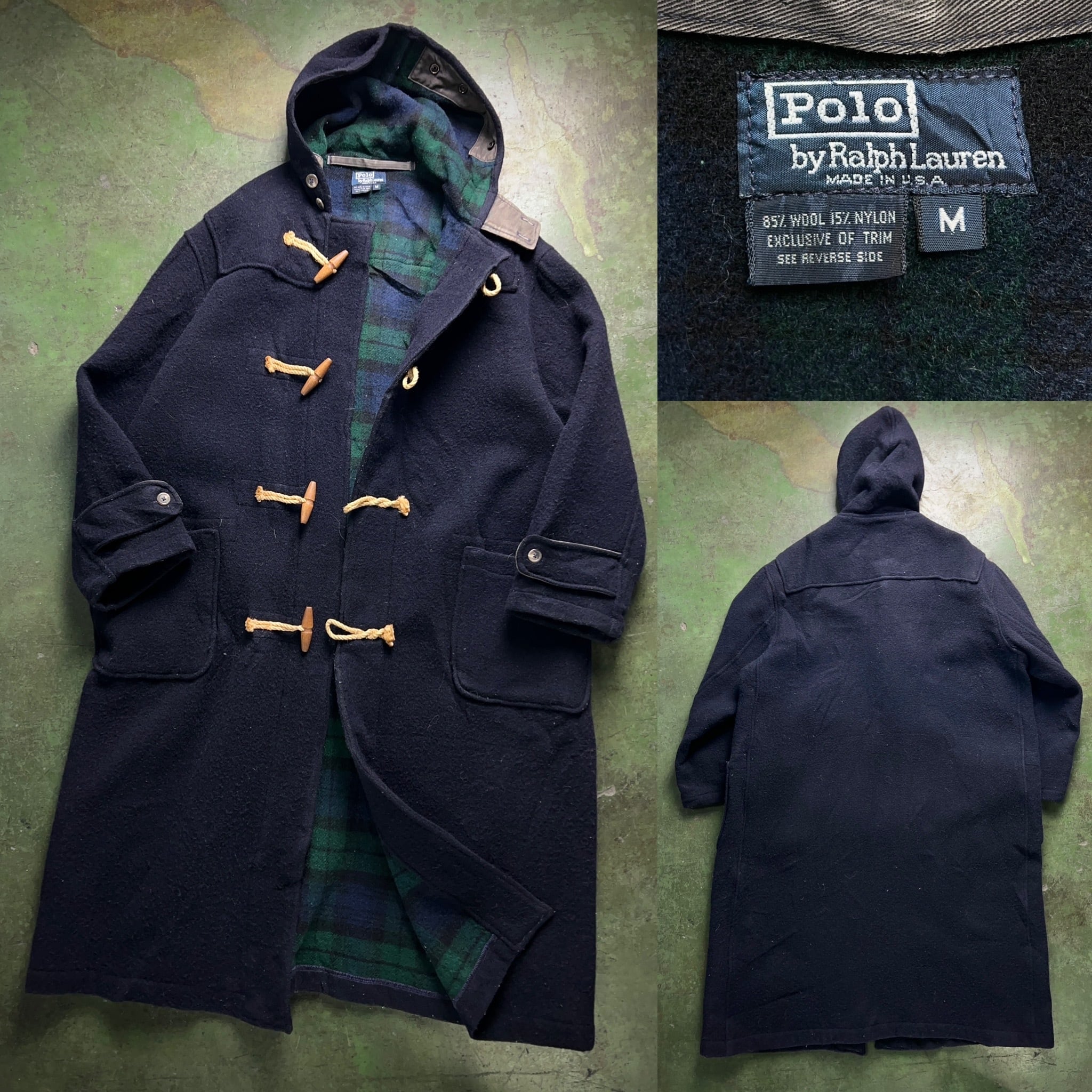 90's Polo by Ralph Lauren Duffle Coat USA製 SIZE M 90年代 ポロラルフローレン  ダッフルコート【1000A939】【送料無料】