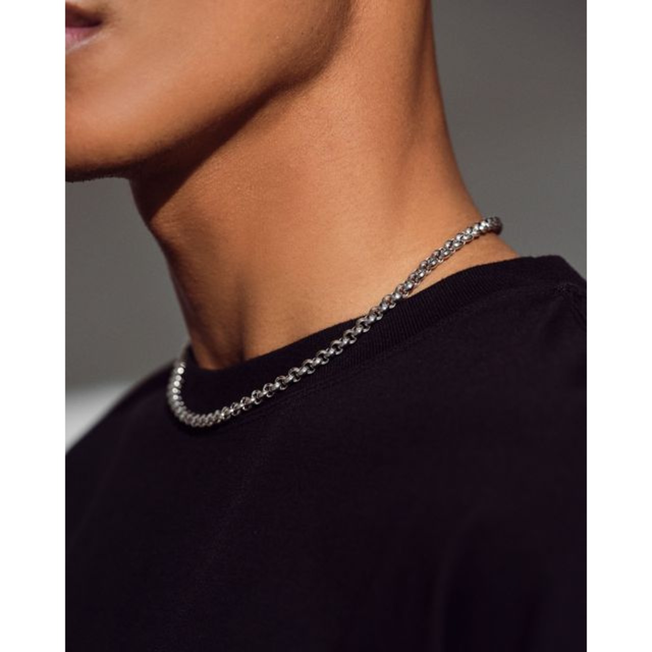 TOM WOOD Thick Rolo Chain-18 | MAROON WEBSTORE