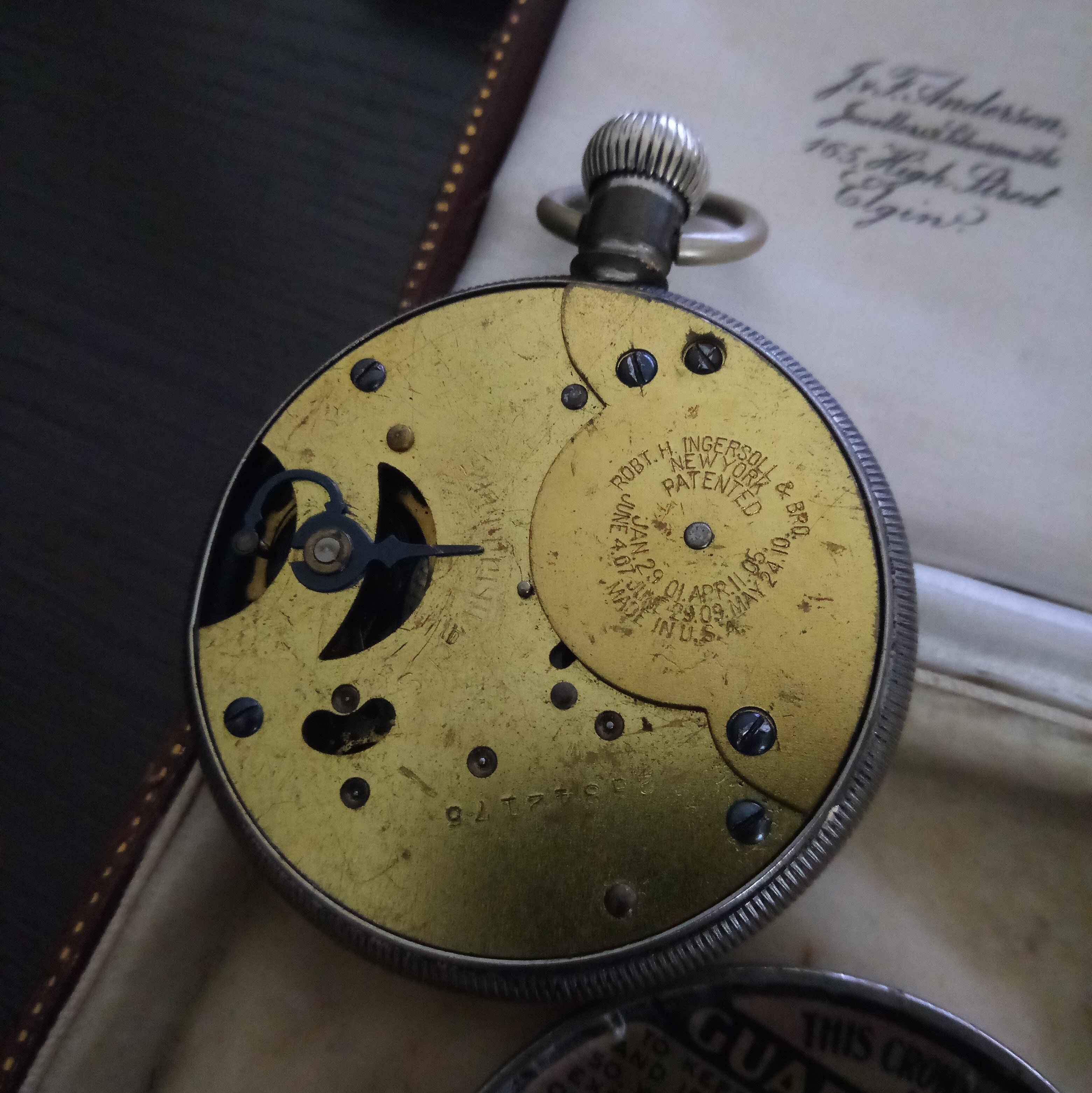 Ingersoll Crown Pocket Watch c.1910年 | Antico
