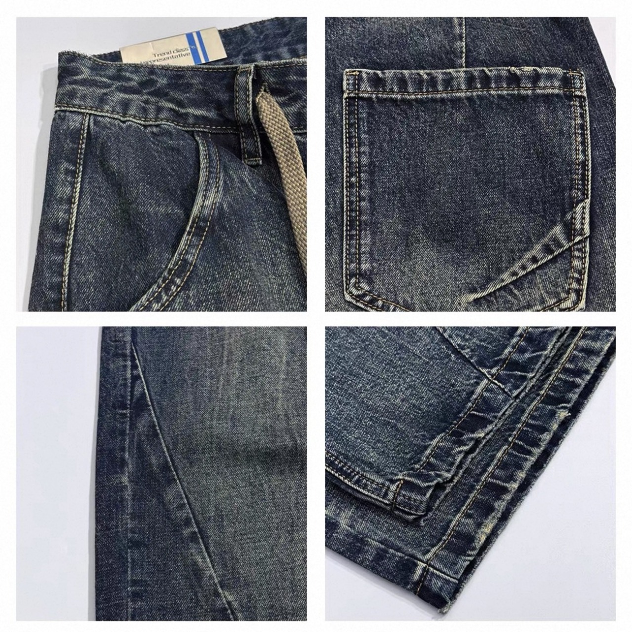 Vintage wash baggy jeans 1497 - 8