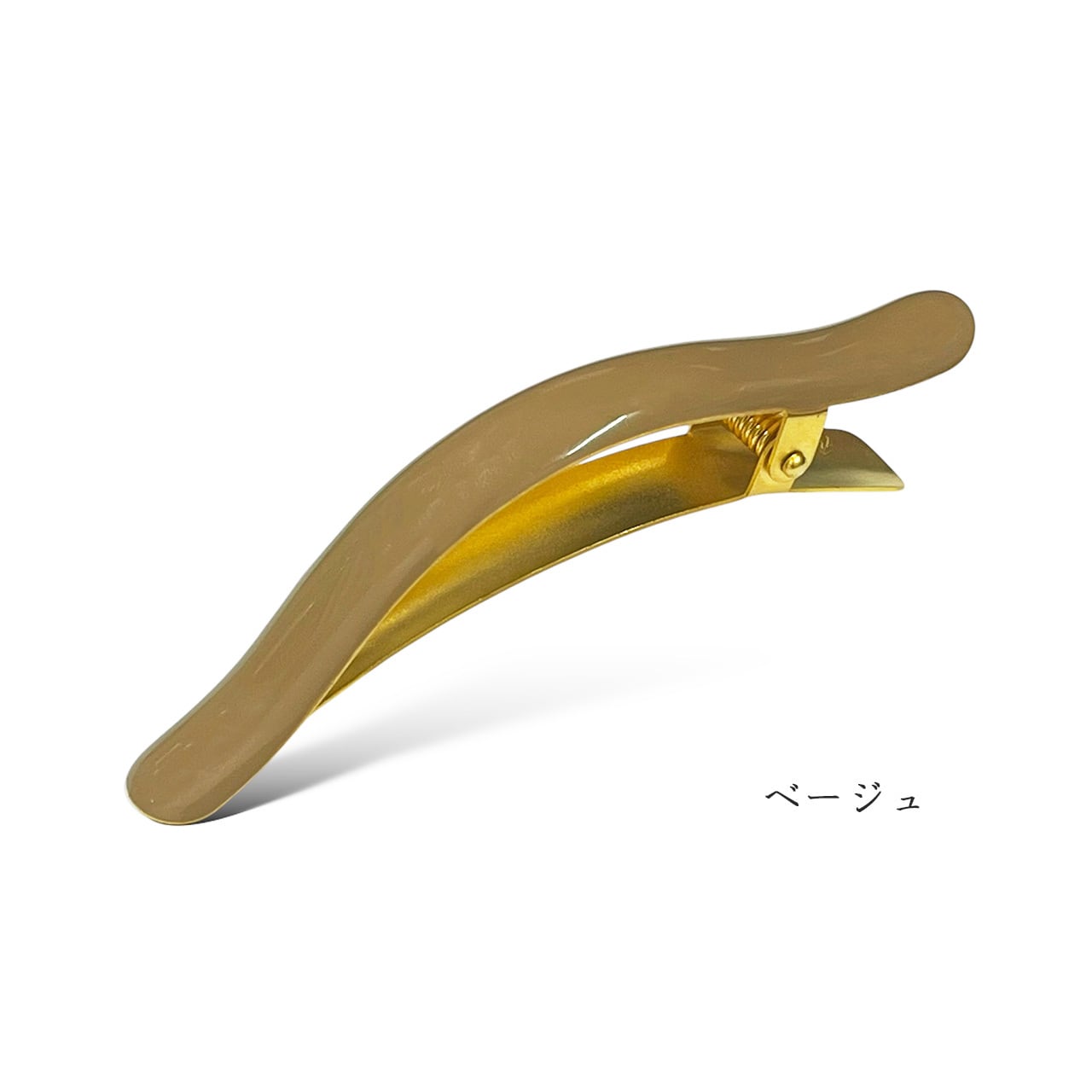 ★せいこ様★BIBI フィカレヘアクリップ2点セット　イタリア製　グレージュ　M ☆せいこ様☆BIBI フィカレヘアクリップ2点セット イタリア製