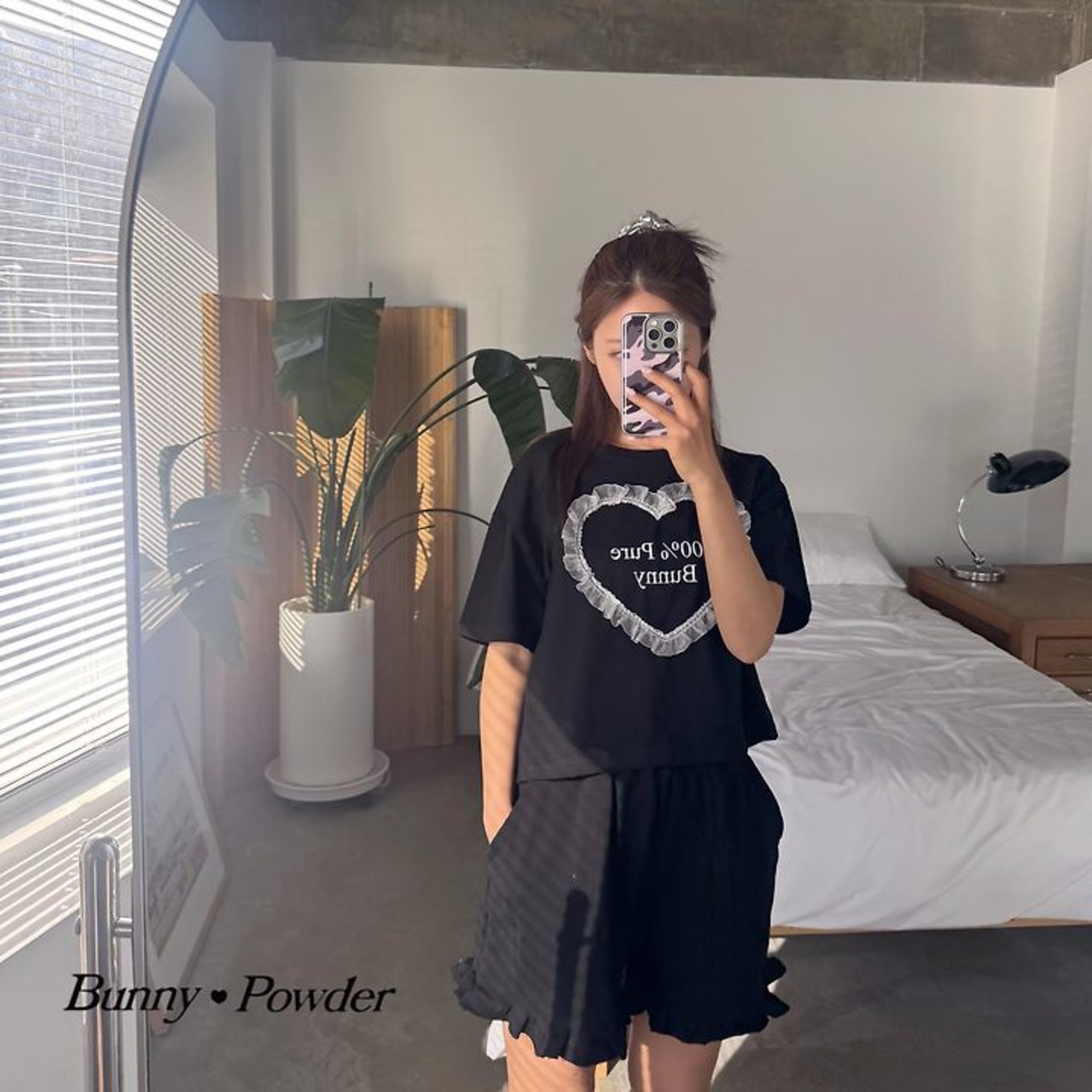 [Bunny Powder] Planning) Frill Pants (2XL/3XL/4XL) / [버니파우더] 기획)프릴반팬츠 (2XL/3XL/4XL)