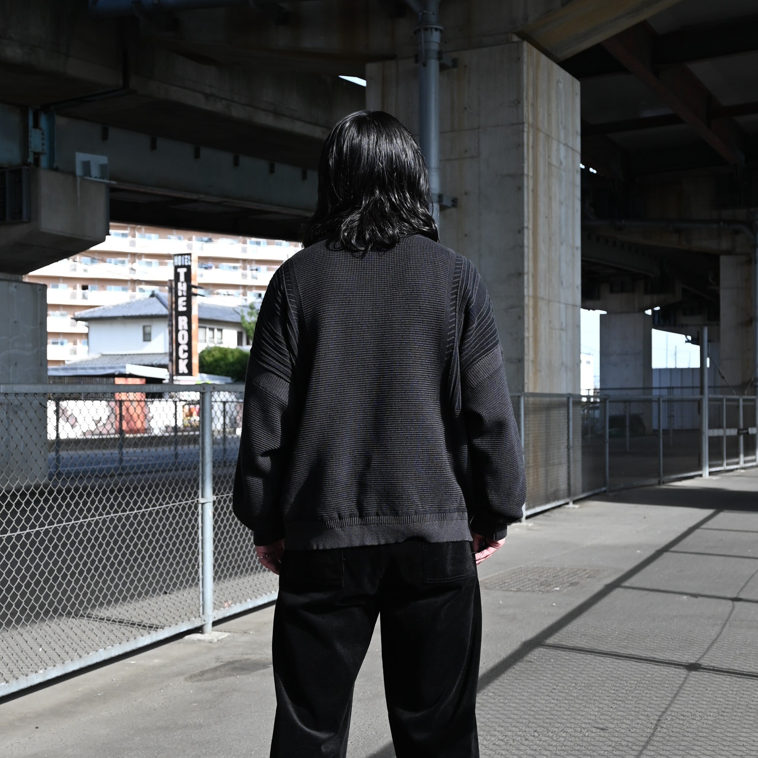 YASHIKI / Fuyushigure Half Zip Knit | GANKO