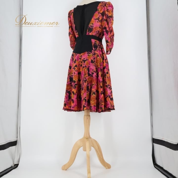 社交ダンス 衣装 スタンダード 上下セット ツーピース パーティ衣装