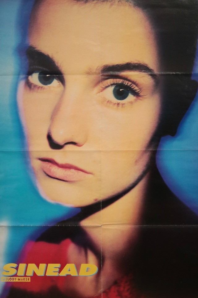 Sinéad O'Connor 1991 MELODY MAKER double sided poster