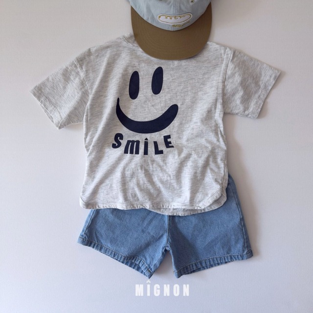《送料無料》スマイルロングT:kids【mignon】※お取り寄せ