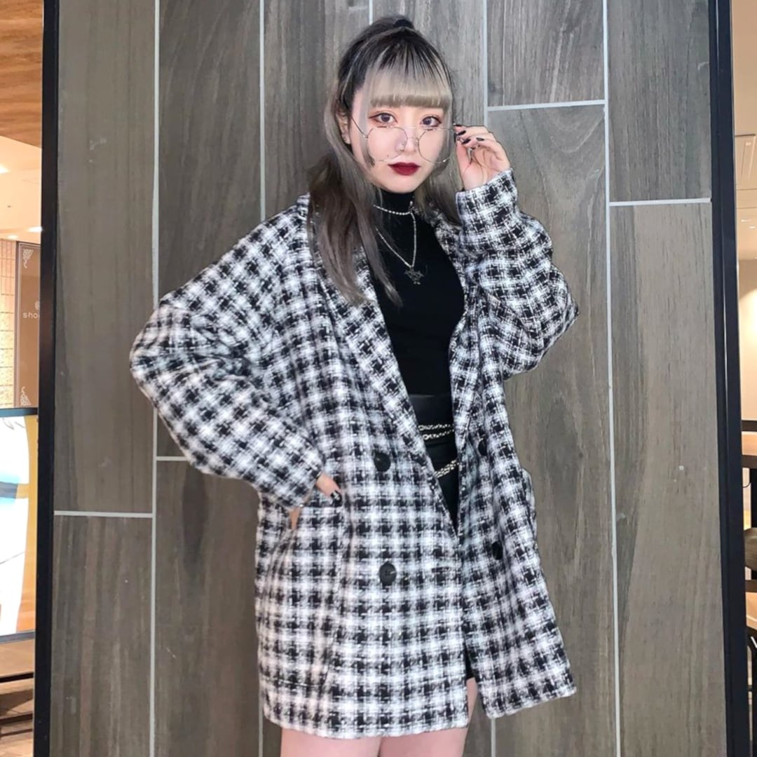 50%OFF】ツイードジャケットコート | VOLCAN&APHRODITE