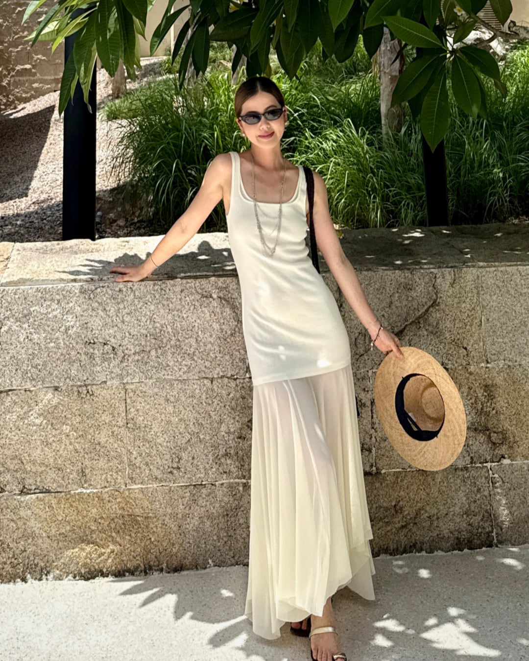 シアーレイヤードキャミワンピース S25410