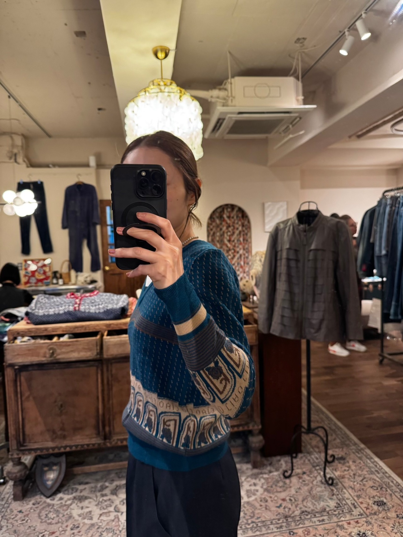 CAMPUS SHOP イタリアンVネックニット