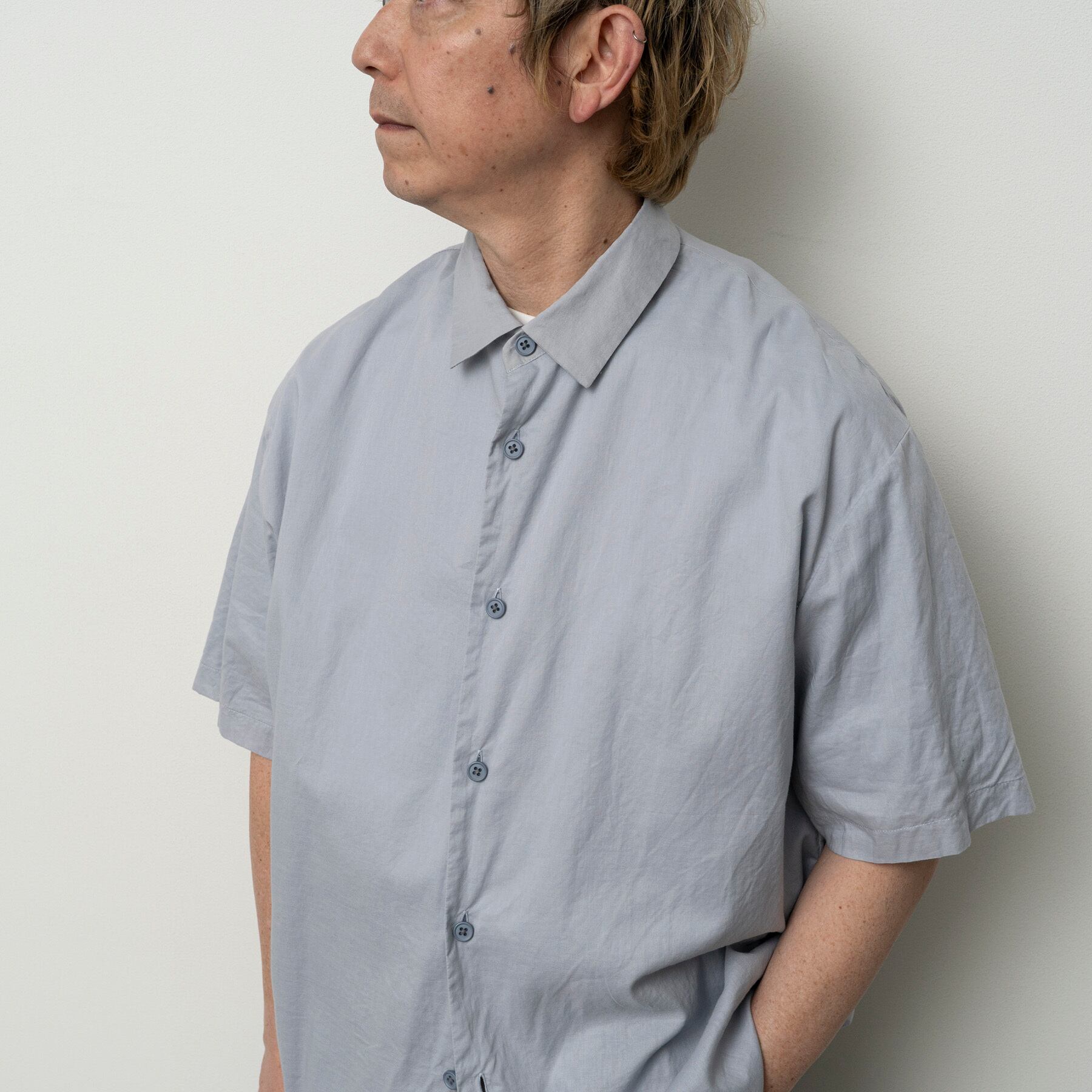 STILL BY HAND -Cotton Short Sleeve Shirts- / SH01262 / スティル