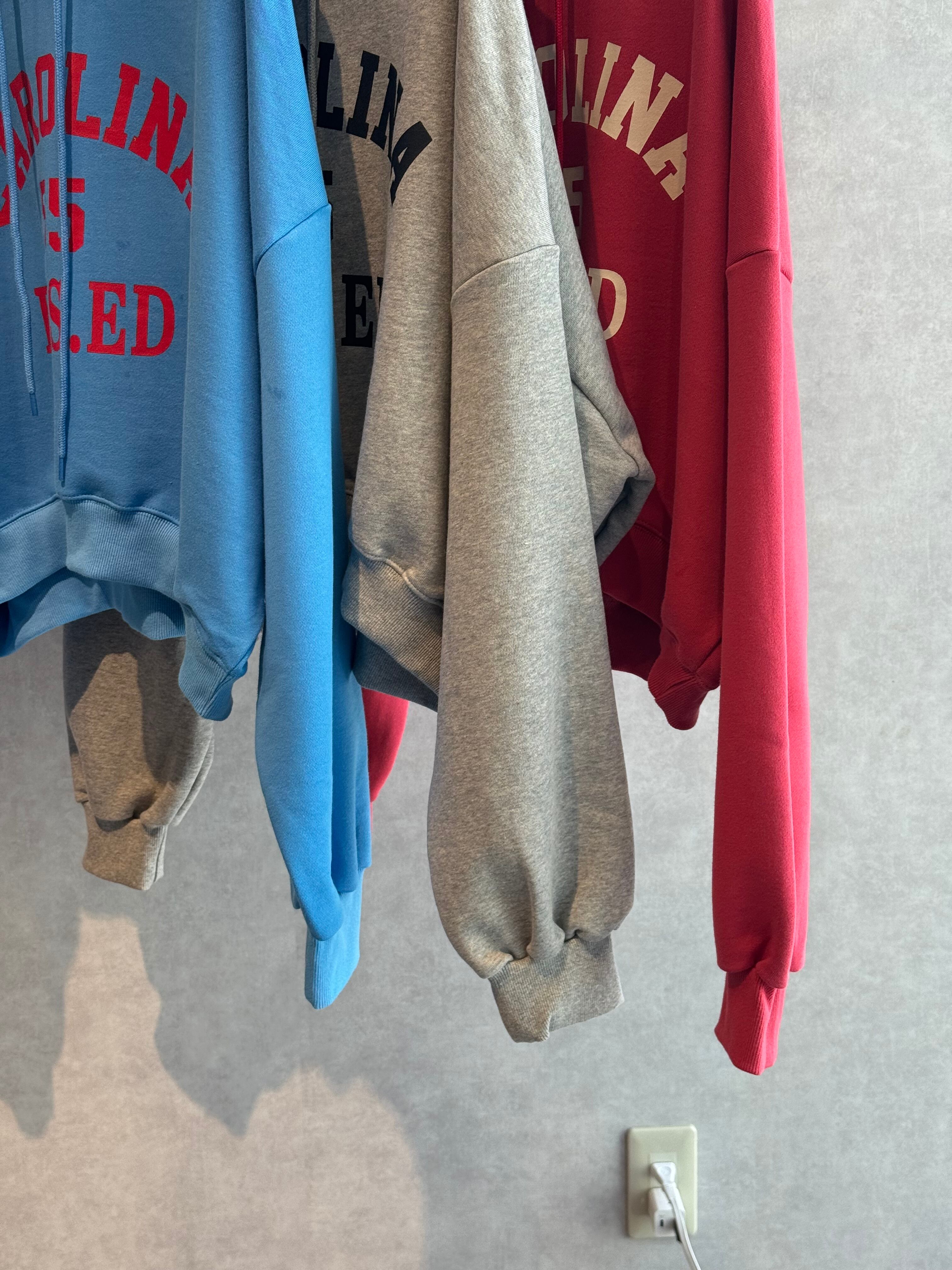 fa "CAROLINA"cropped hoodie