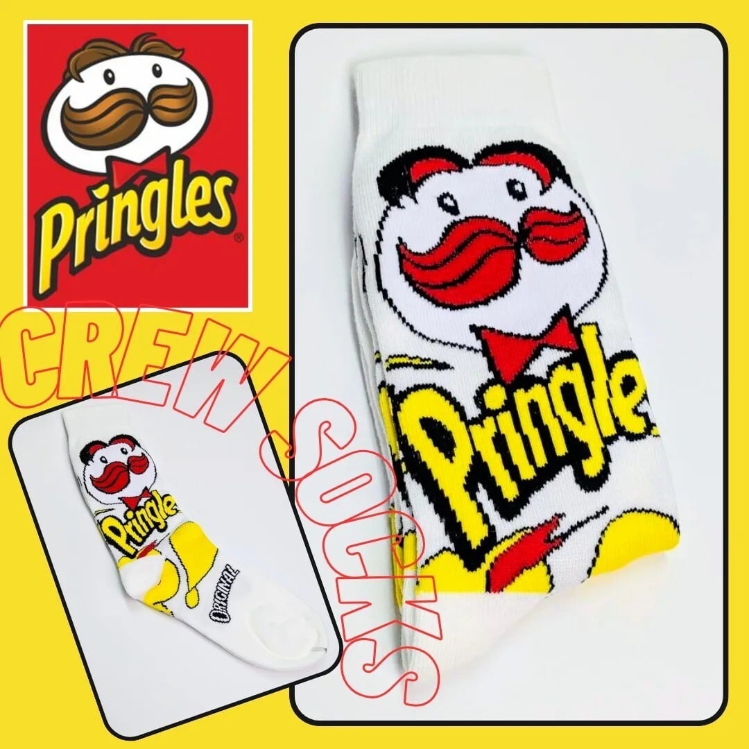 ♧【 Pringles / プリングルズ 】 crew socks / クルーソックス〚アメリカン雑貨 アメトイ〛